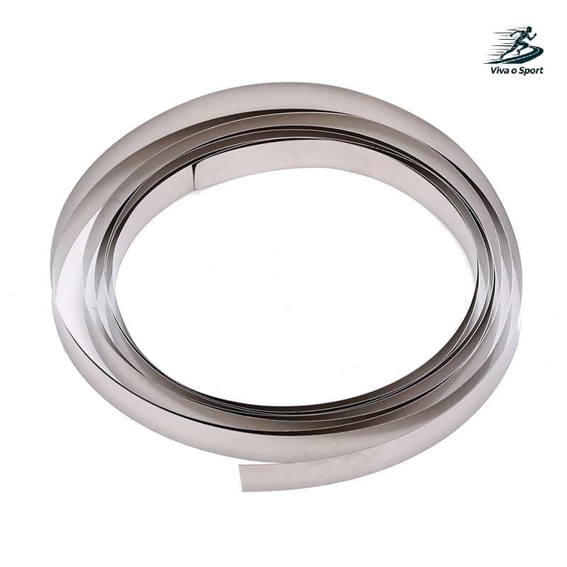 Fita De Tira Niel De Placa De Ni Pura 2M 8mm x 0.15 Para Soldagem A Ponto De Bateria Li 18650 BR
