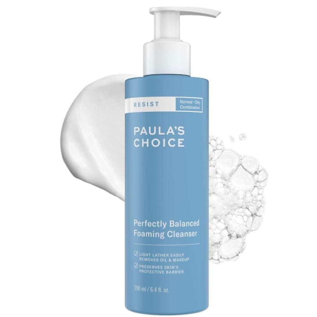 Paula's Choice RESIST Espuma de Limpeza Facial Perfeitamente Equilibrada |   Gel de Limpeza Facial Anti-Envelhecimento c