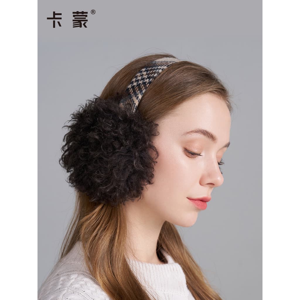Camon quente pelúcia earmuffs à prova de frio bonito Earbags feminino viagem ciclismo Goko peludo fone de ouvido earmuff