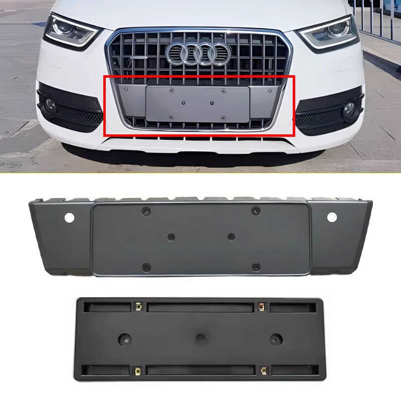 Adequado para 13-18 anos de idade novo estilo Audi Q3 suporte da placa de licença dianteira suporte da placa de licença