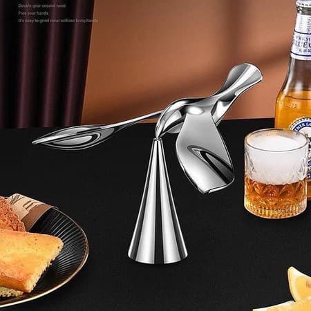 Abridor de Garrafas em Forma de Pássaro Equilibrado, Brinquedo de Metal para Abrir Cervejas, Ornamento de Mesa