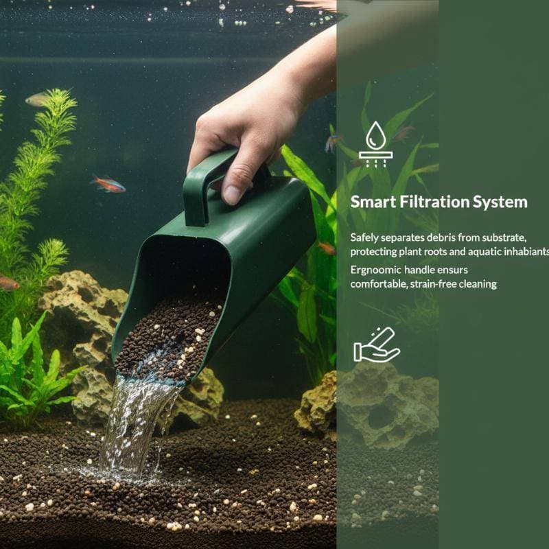 ADS 1 Pcs Peneira De Malha Jardim Colher De Solo Filtro Pá De Plástico Leve Para Pote Planta Ferramentas De Jardinagem B
