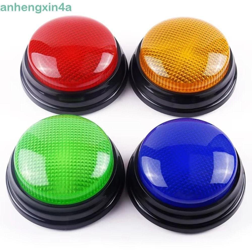 Campainha De Jogo ANHENGXIN , Luzes E Sons Atender Campainhas , Botões Coloridos De Zumbido Com Botão De Resposta Rápida