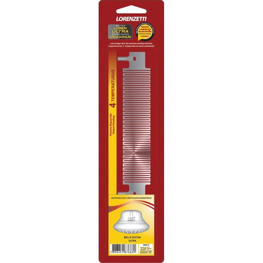 Resistência para Ducha 6800W 220V Lorenzetti chuveiro eletrico chuveiros