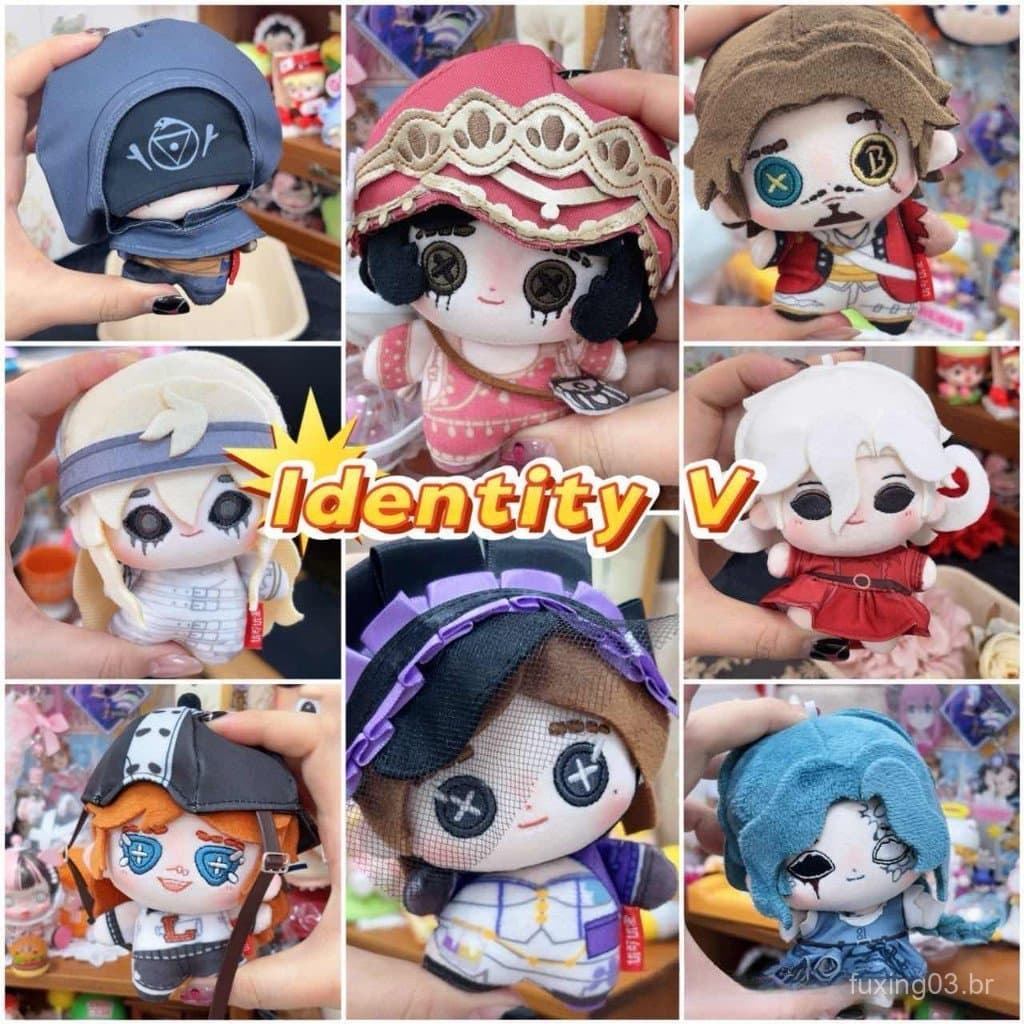<   Coleção! 10CM Brinquedos de Pelúcia Identity V Antigo Guardião do Túmulo Professor Naiad Carteiro Presentes para