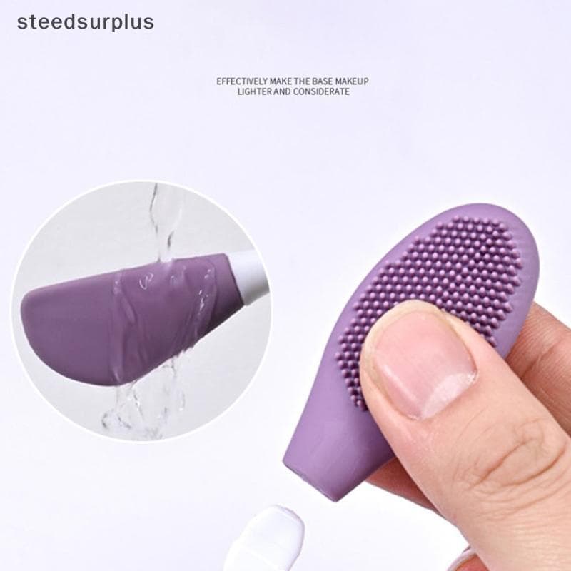 Cabeça Dupla Silicone Máscara Facial Escova Massagem Escovas De Limpeza DIY Lama Filme Raspador Ferramenta Cuidados Faci