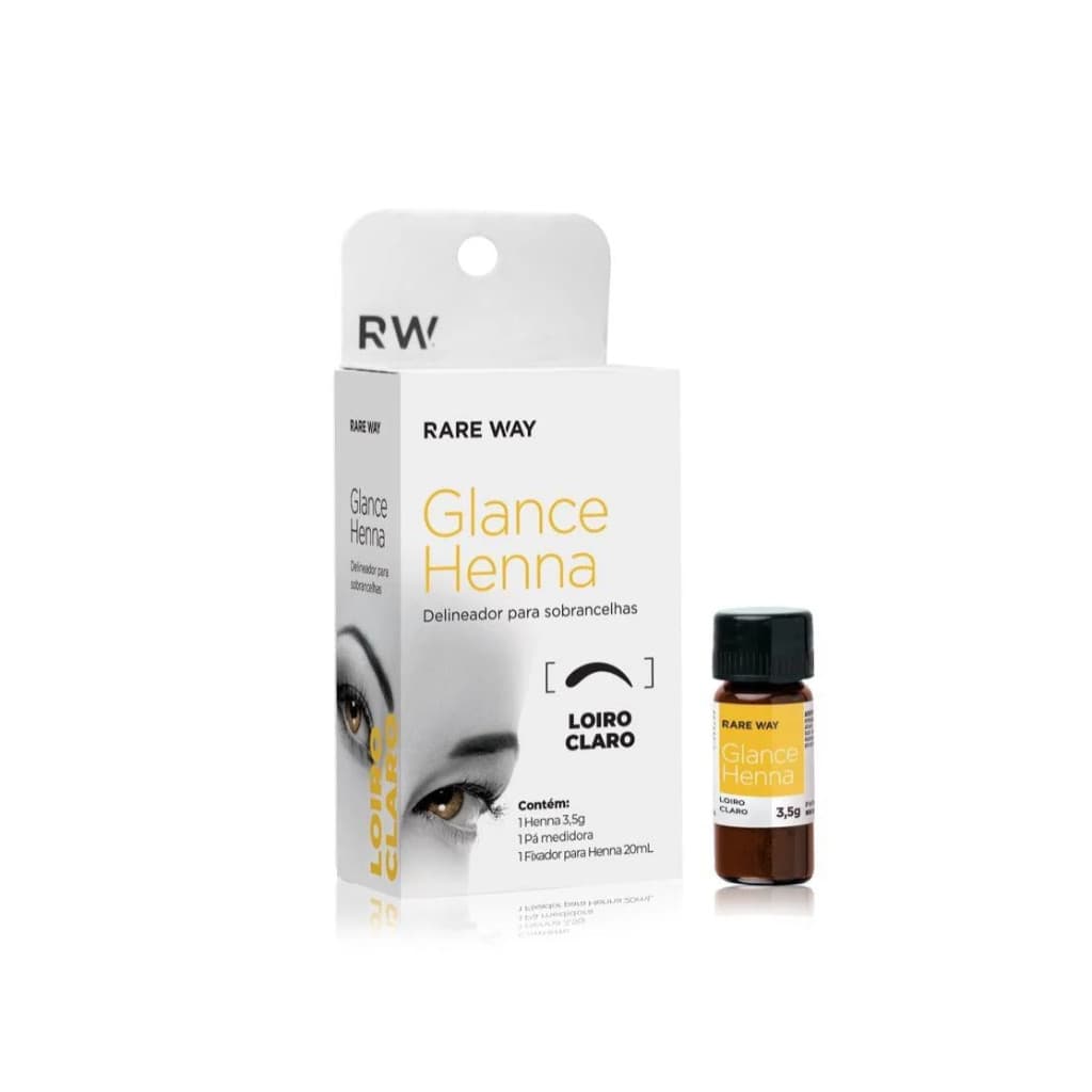 RARE WAY GLANCE HENNA LOIRO CLARO 3,5G