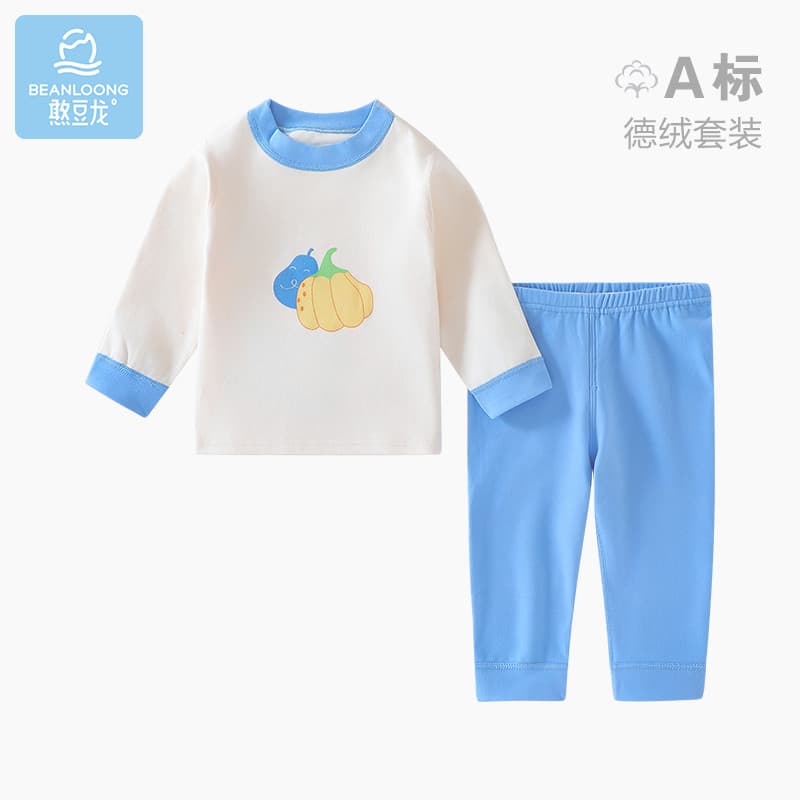 Bebê outono roupas calças compridas terno quente outono inverno roupas infantis classe A meninos meninas alemão veludo c