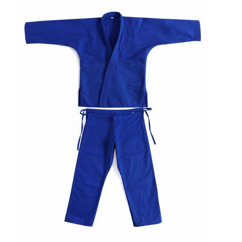 Judo Suit Azul Branco Competição Treinamento Judô Terno 450g/m? Tecido Algodão Judô