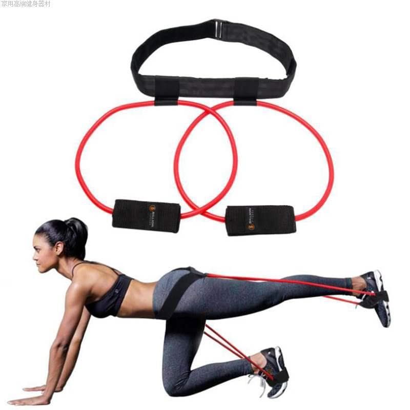 Cinto de reforço de cintura, cinto de treinamento de natação para pernas, tensor de quadril, Pedal de salto, corda de te