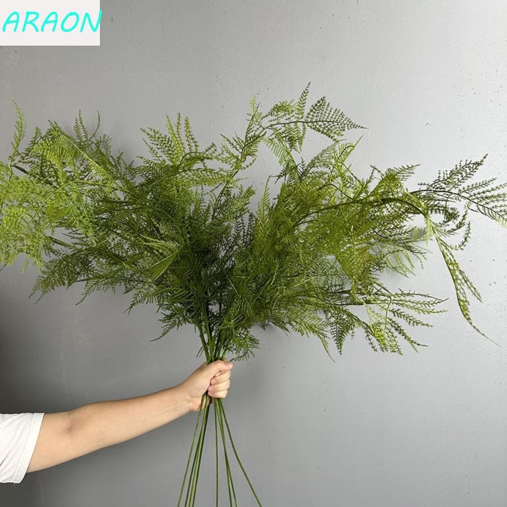 Ramos Artificiais Da Planta Samambaia , Artificial Realista Do Espargos Toque Real , Plantas Falsas Elegantes Feitas À M