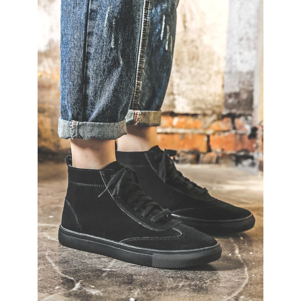 Martin botas masculinas primavera verão botas curtas de couro genuíno botas masculinas casuais tênis de alta qualidade b