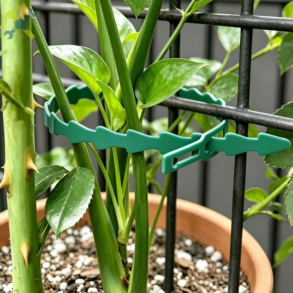 100 Pçs Ajustável Plantas De Jardim Torção Laços Multifuncionais Resistentes E Flexíveis De Plástico Verde Suporte SHOPC