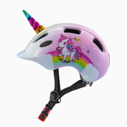 Capacete infantil fofo para ciclismo – Capacete seguro, respirável e ajustável para patinetes e patins