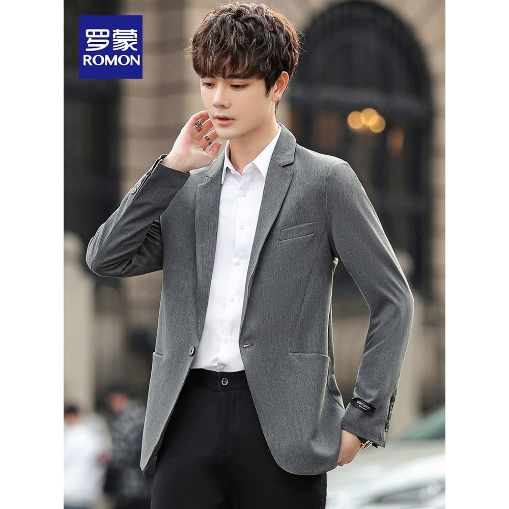 Lomon negócios Casual terno masculino jaqueta terno profissional terno Formal fino-ajuste versão coreana pequeno terno p