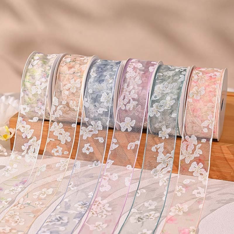 jacquard De Fio Dourado De 4 Cm Com Embalagem De Flores Frescas , Acessórios De Roupas , Decorações De Férias , Caixas D