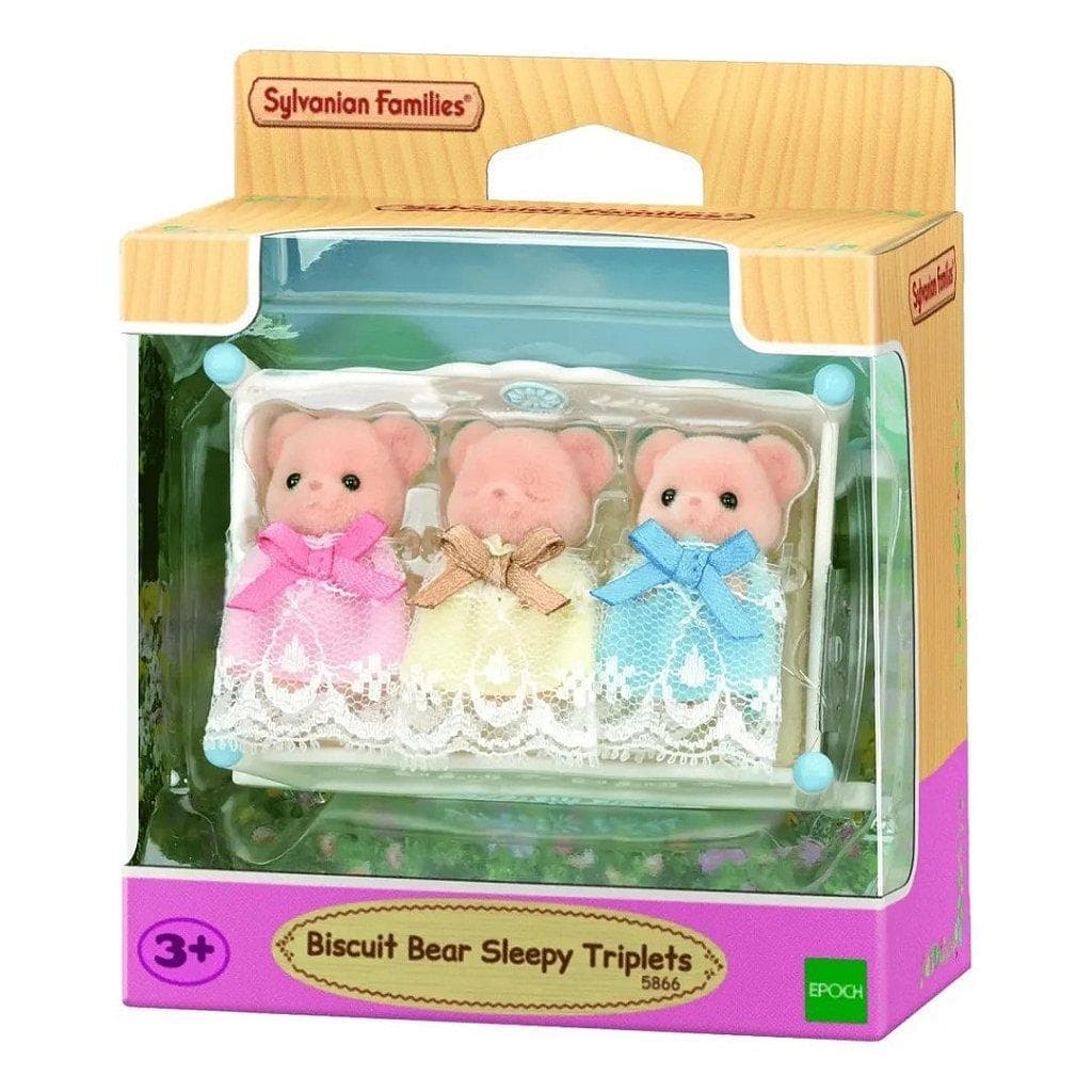 Trigemeos Sylvanian Families Urso Biscoito Dorminhocos