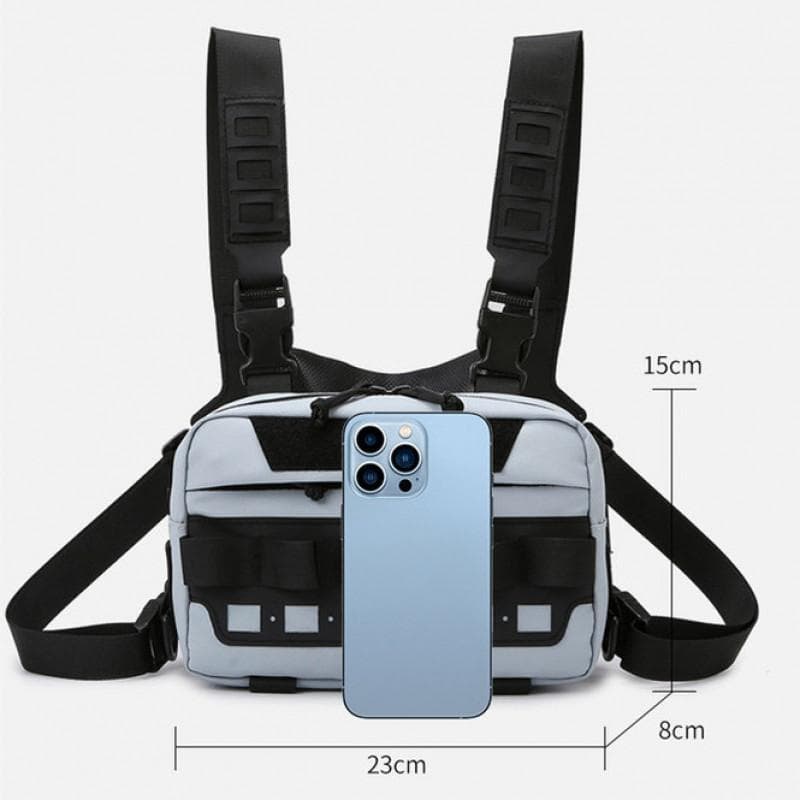 Nova Bolsa Tática para Pesca, Bolsa de Peito Multifuncional para Esportes ao Ar Livre, Bolsa de Peito Masculina, Bolsa d