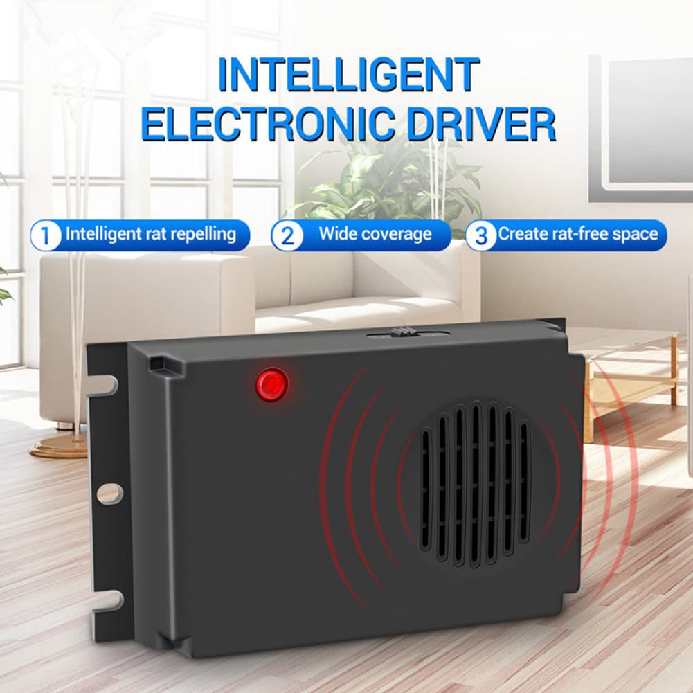 Repelente Eletrônico De Mouse Ultrassônico Alimentado Por Bateria Para Veículo Automotivo