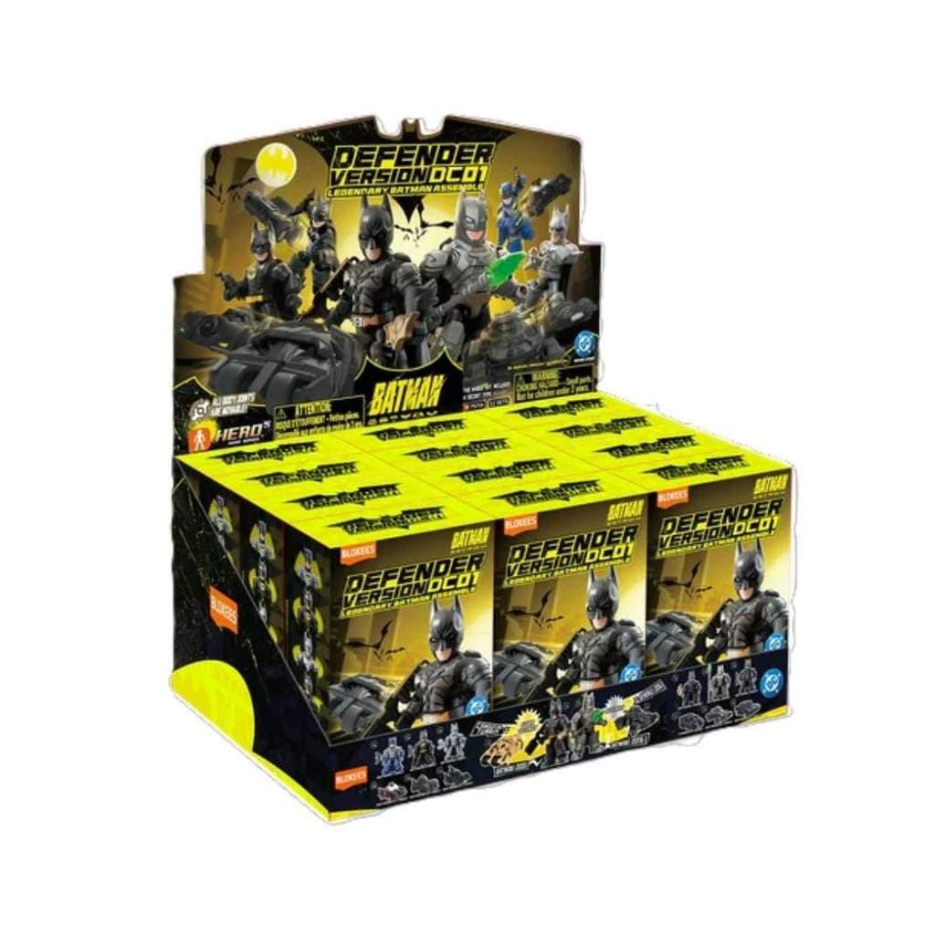 Display c/12 Legendary Batman Assemble Defender Version 01 Sortido - Blokees PJ