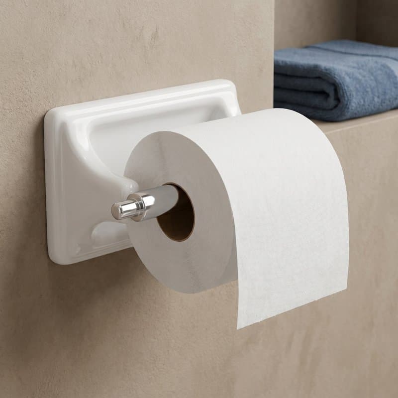 🎃 2Peças Rolo Substituto Para Suporte Papel Higiênico Prata Aço Inox