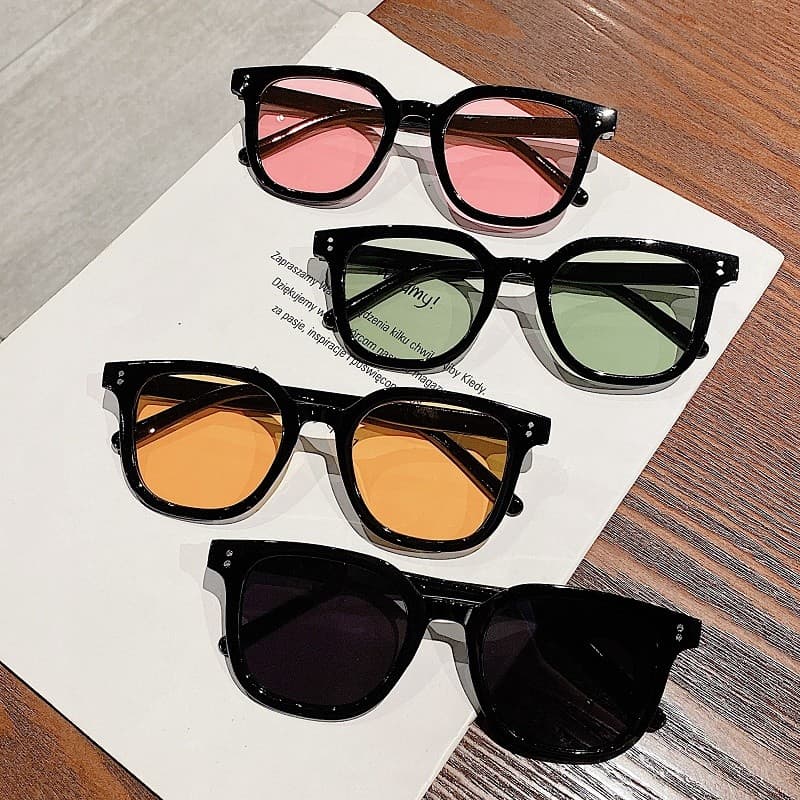 óculos feminino de sol óculos de sol feminino com proteção uv oculos de sol óculos de sol quadrado feminino Versão corea