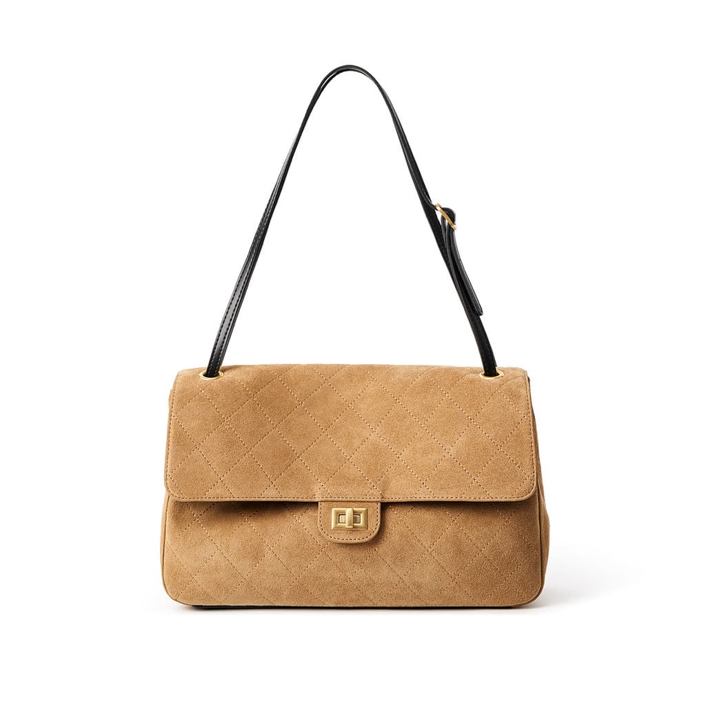 Xiaoxiangfeng Losango Saco cross-border Grande Capacidade Sacola Feminina Nova Camurça Fosca Moda commuter Bolsa De Ombr