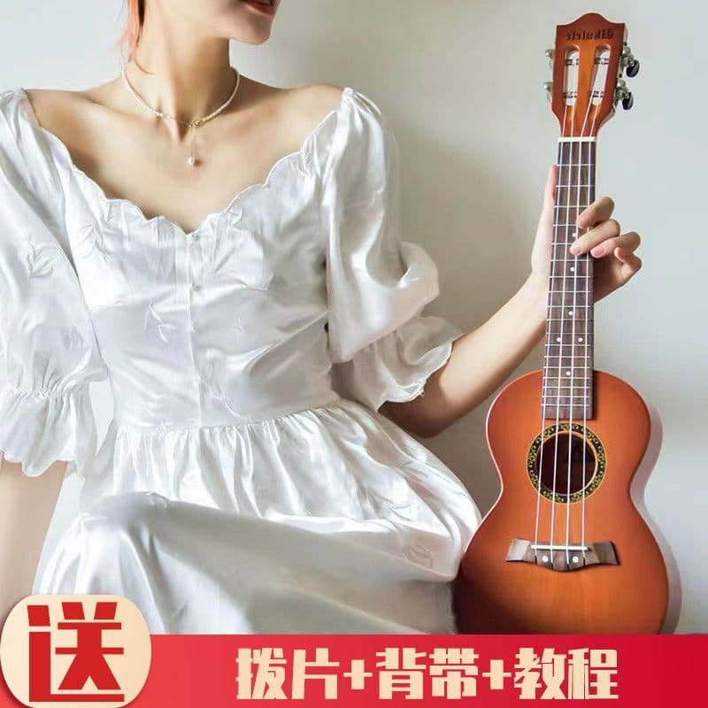 Ukulele iniciante crianças estudantes pequenos instrumentos musicais de guitarra introdução jogar#现货初学者尤克里里儿童学生小吉他音乐乐器入门
