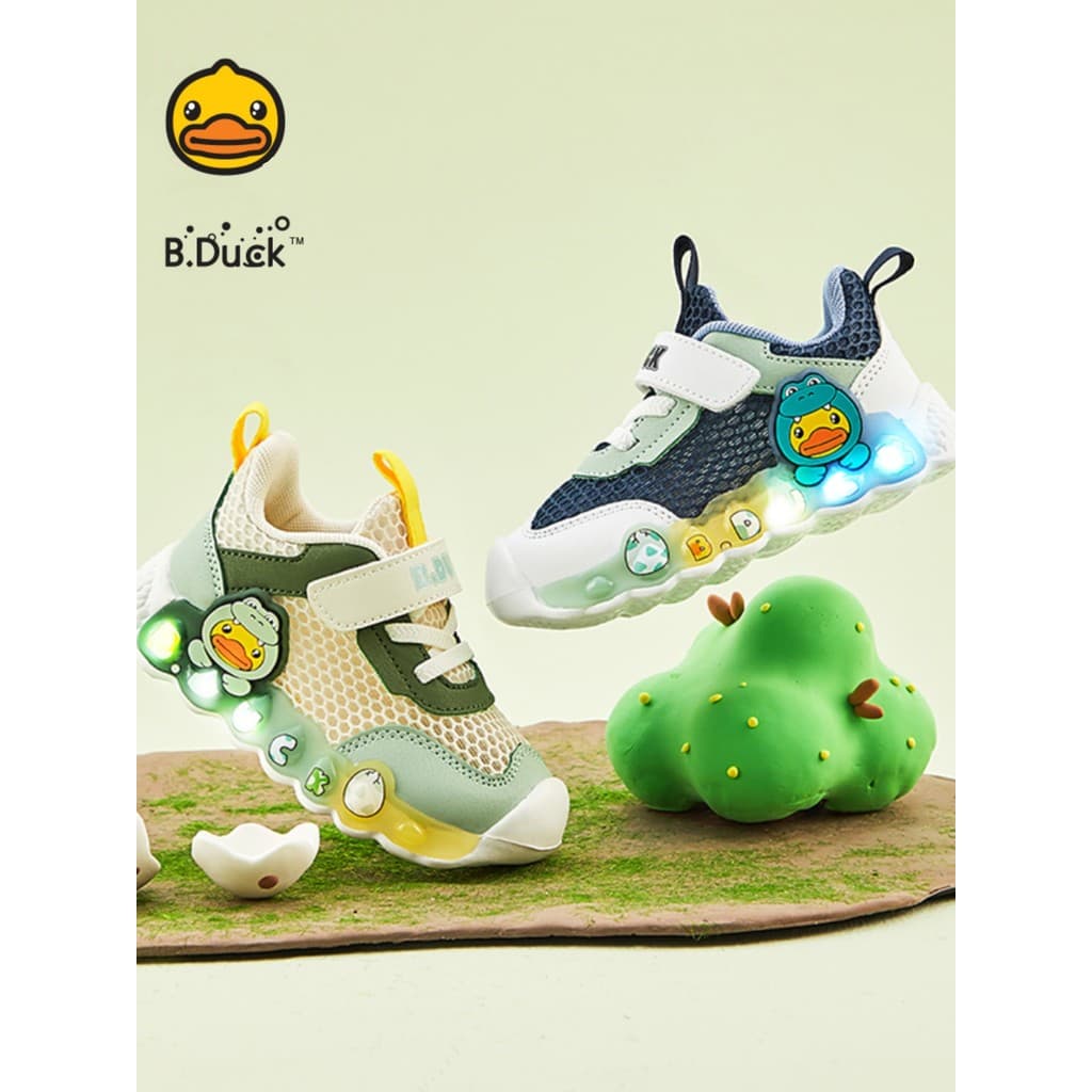 Pequeno pato amarelo sapatos infantis meninos sapatos de rede sapatos de bebê verão novo estilo tênis de malha infantil