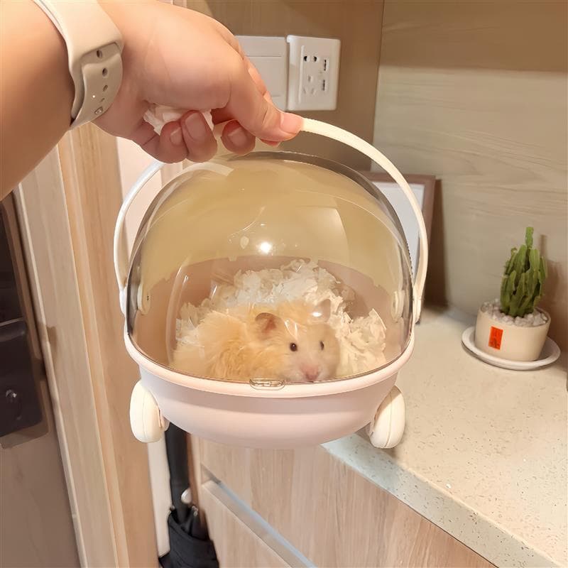 Dopamina hamster Takeaway gaiola quatro estações carrinho Universal ninho de hamster urso dourado portátil fabricante pa