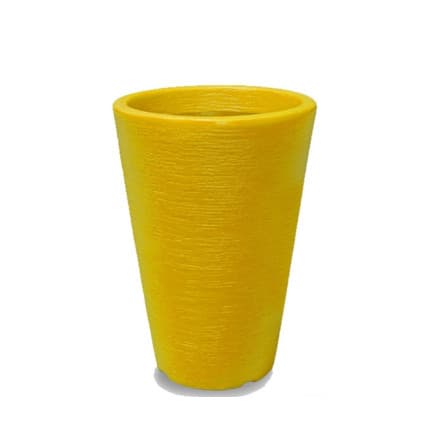 VASO CONE 1 AMARELO