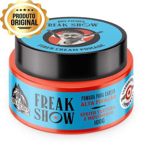 Pomada Modeladora Para Cabelo Fiber Cream Freak Show Don Alcides Alta Fixação
