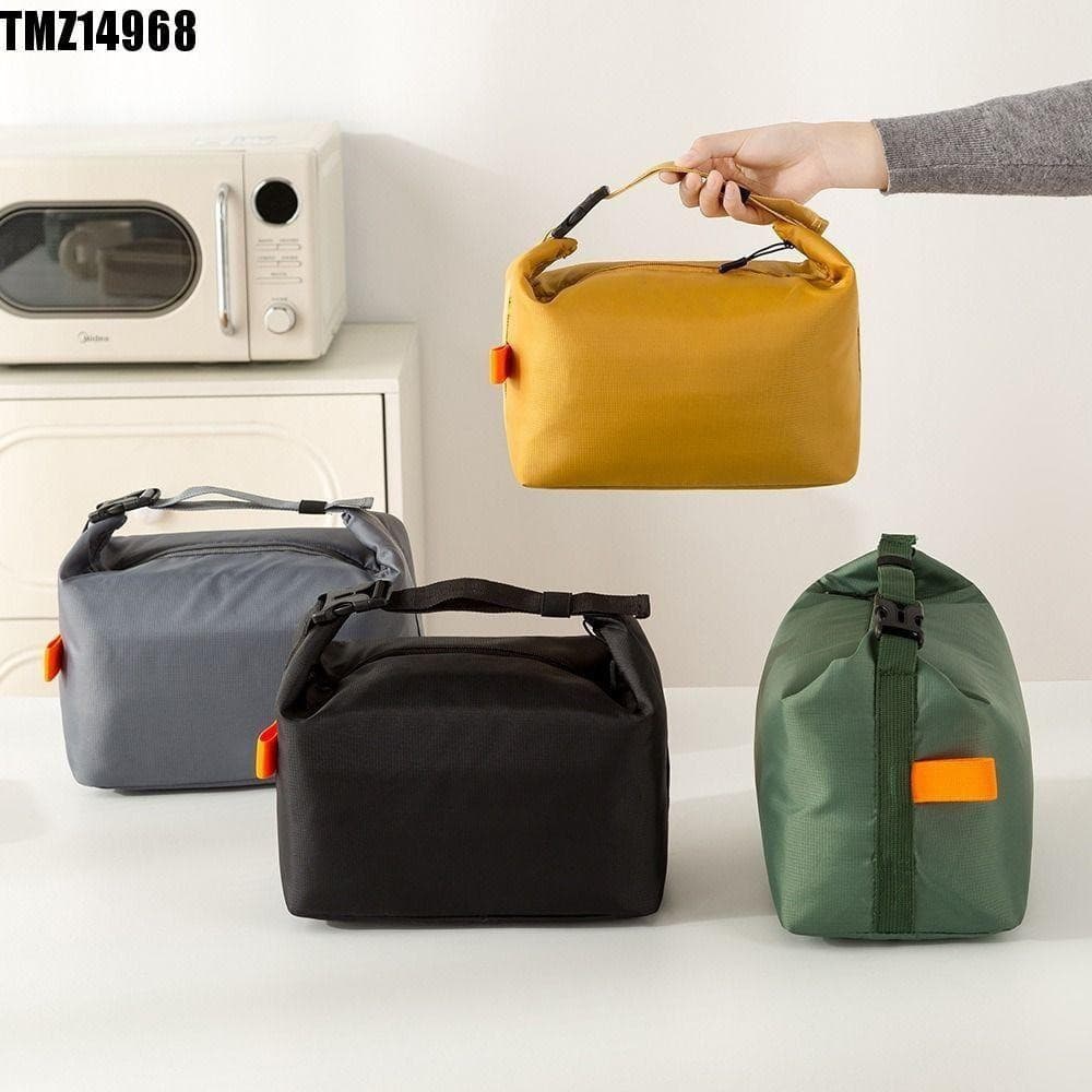 Bolsa Térmica TMZ14968, Bolsa de Almoço Dobrável de Grande Capacidade, Bolsa de Almoço Impermeável Adequada para Trabalh
