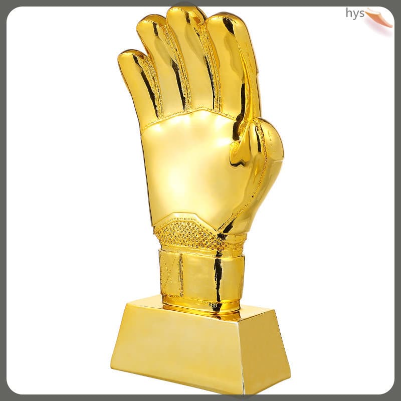 🔥 1 Troféu Decorativo Dourado De Goleiro Para Jogos Esportivos