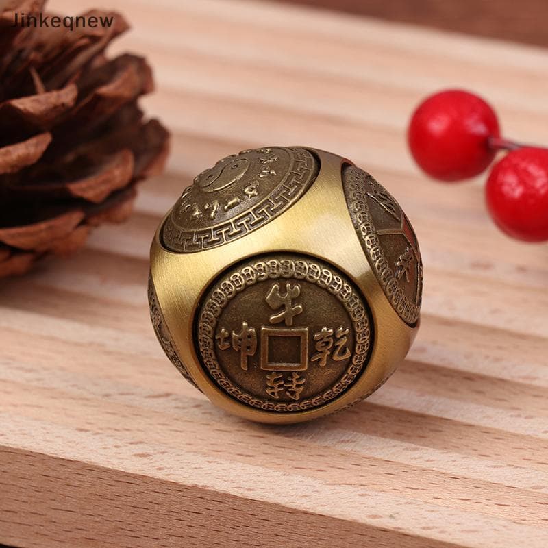 JNBR Cubo De Latão De Seis Faces , Brinquedo Para Alívio Do Estresse , Bola Depressão JIN