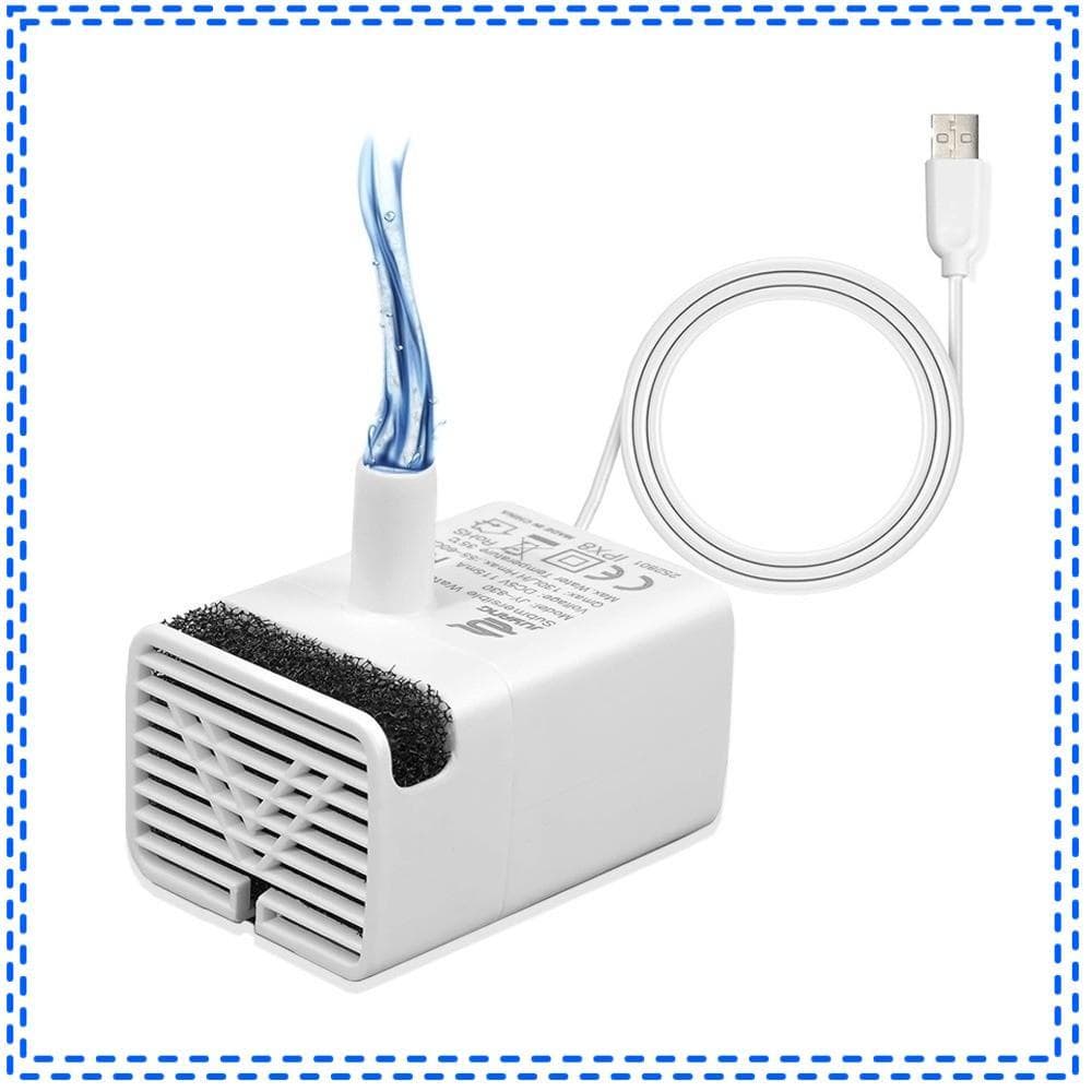 Bomba De Fonte Para Gatos , Água Ultra Silenciosa IPX8 À Prova D'água Animais De Estimação DC 5V JY-830 De Long