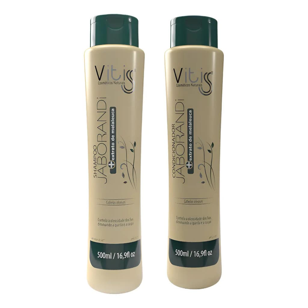 Shampoo 500ml + Condicionador 500ml Anti Queda Cabelo Oleoso