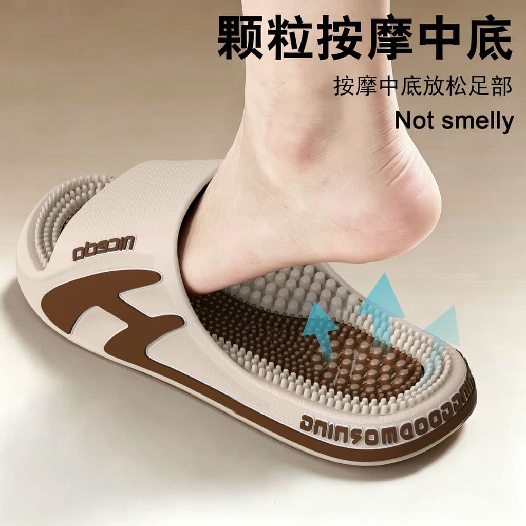 [Novo produto envio rápido] Sandálias masculinas chinelos verão ao ar livre uso interno casa novo estilo banho de uma pe