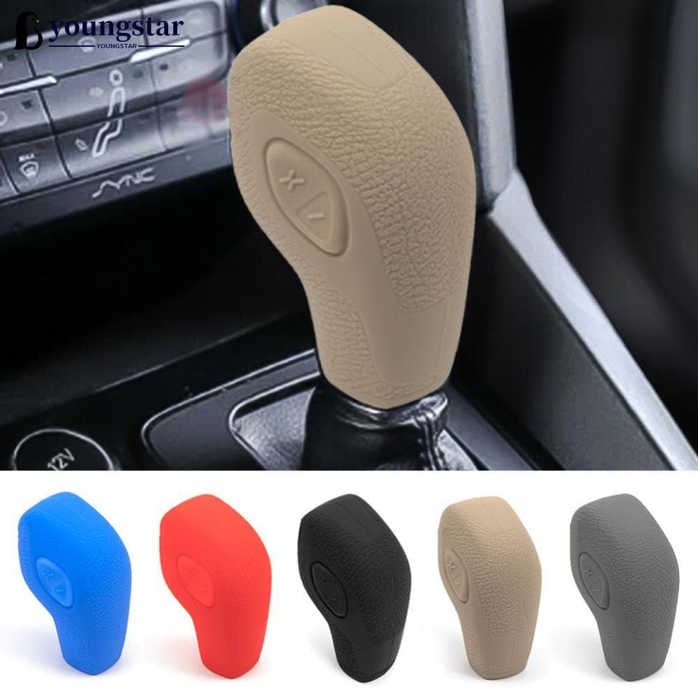 YOUNGSTAR Capa De Silicone Para Carro Alavanca Decoração Ford Fiesta New Focus Escort Mondeo Ecosport T5V8