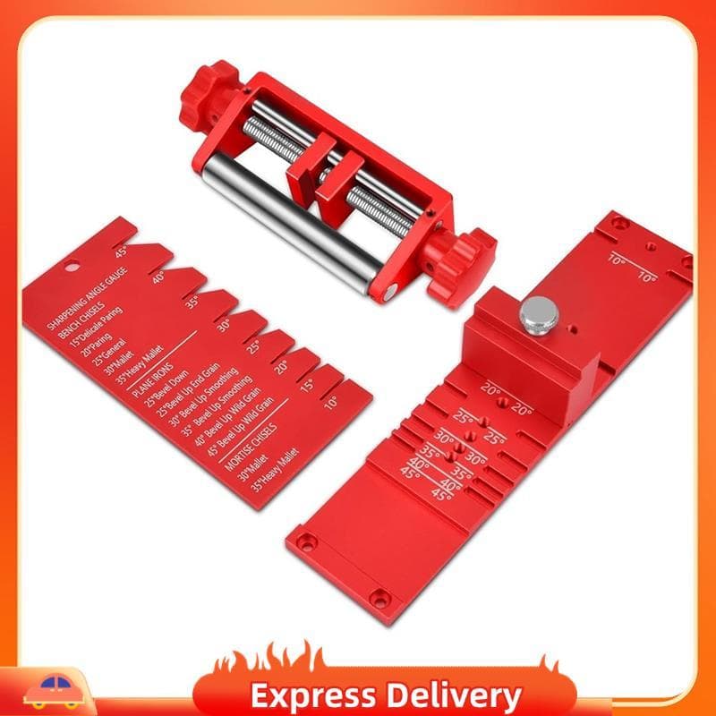 [Entrega Rápida BRY8] Ajustável 0.1 "-2.8 " Para Kit De Gabarito De Afiação De Cinzel Carpintaria , Incluindo Medidor De