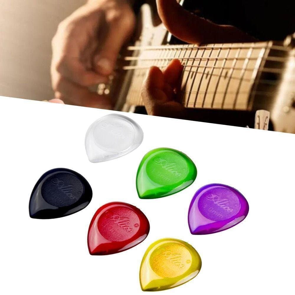 [6 palhetas de guitarra, palheta de baixo elétrico curta em ABS, acessórios de troca rápida de 1/2/3 mm]