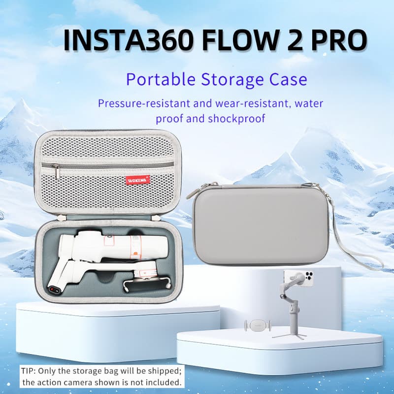 (Em Estoque) Para Estojo De Armazenamento Portátil Insta360 Flow 2 Pro , Bolsa