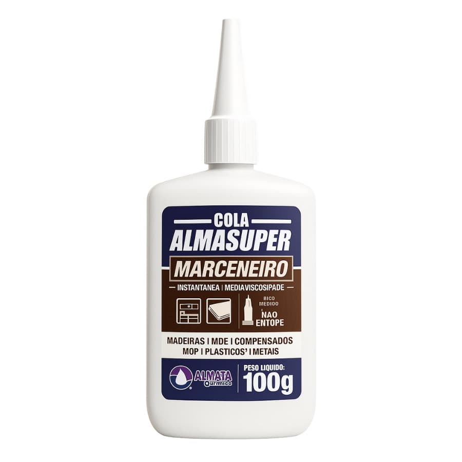 Cola Instantânea Almasuper Marceneiro 100g