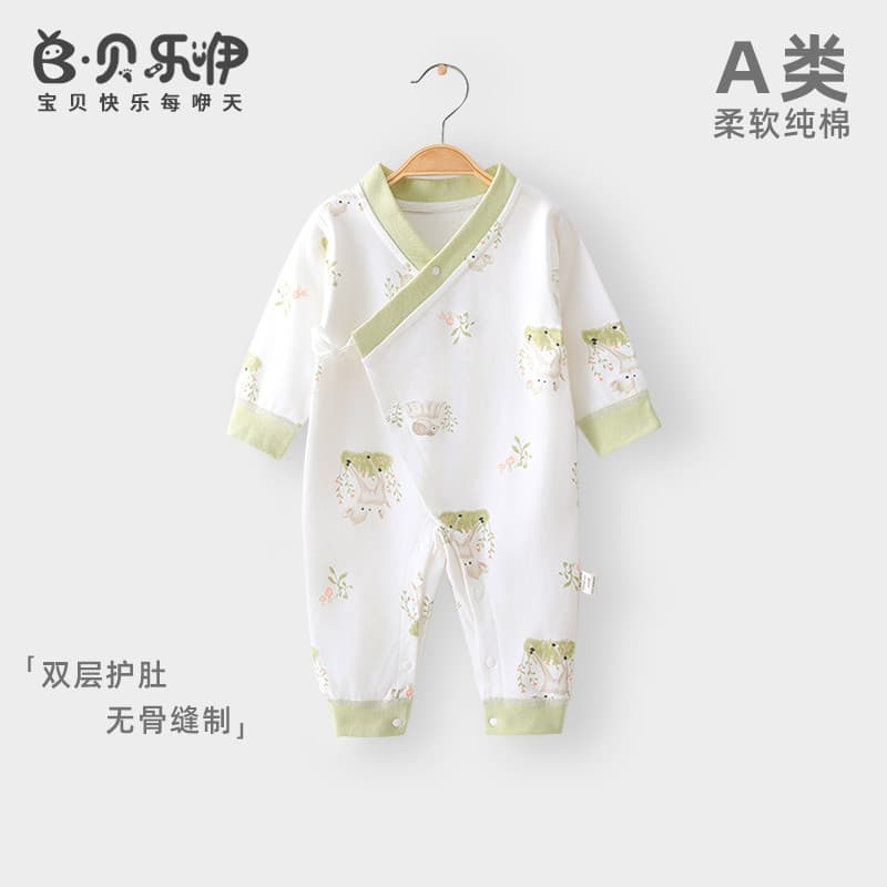 Belle 301 bebê monge roupas de algodão puro outono quatro estações recém-nascido macacão de bebê inverno manter quente