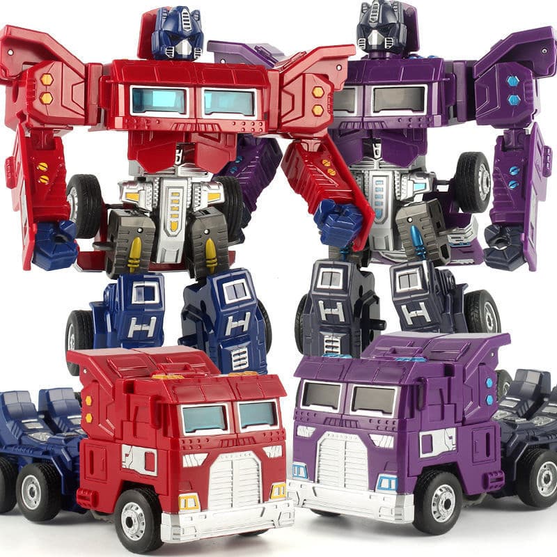 Transformadores Optimus Figuras de Ação Prime Transformando o Brinquedo Edição Infantil do Robô Automotivo 2385