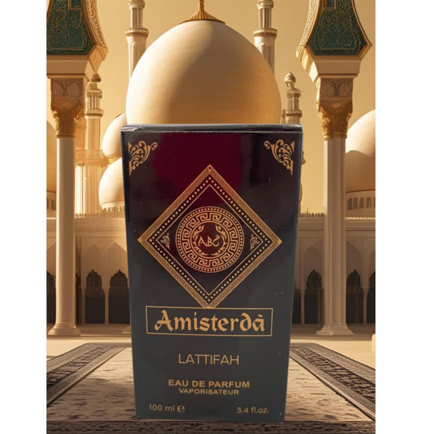 Perfume Árabe Masculino Amisterdã EDP 100ml Fragrância Intensa Marcante Alta Fixação Amadeirado Luxo