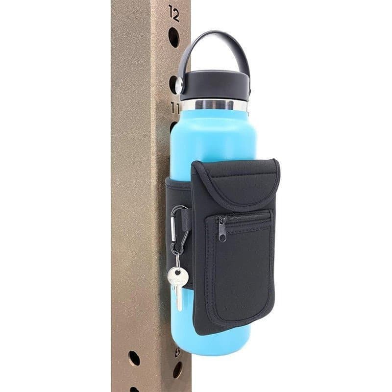 Bolsa de copo de água magnética para academia, bolsa de ombro para garrafa de água de corrida, bolsa de ginástica
