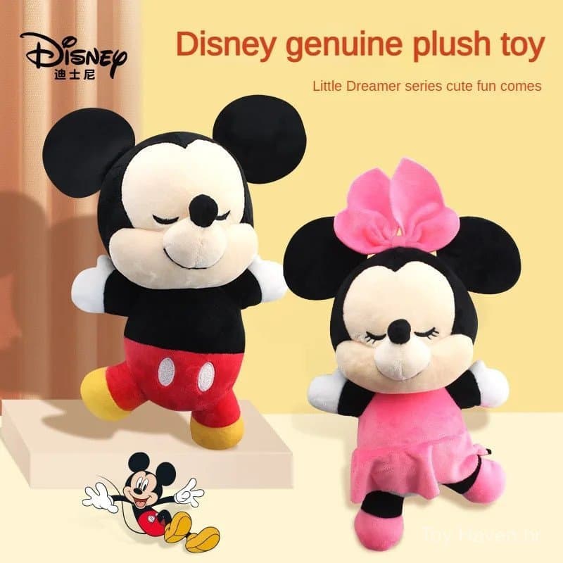 20cm Boneca de Pelúcia Disney Minnie Mickey Anime Cartoon Brinquedo de Rato Fofo Surpresa para Namorada Casal BB4T