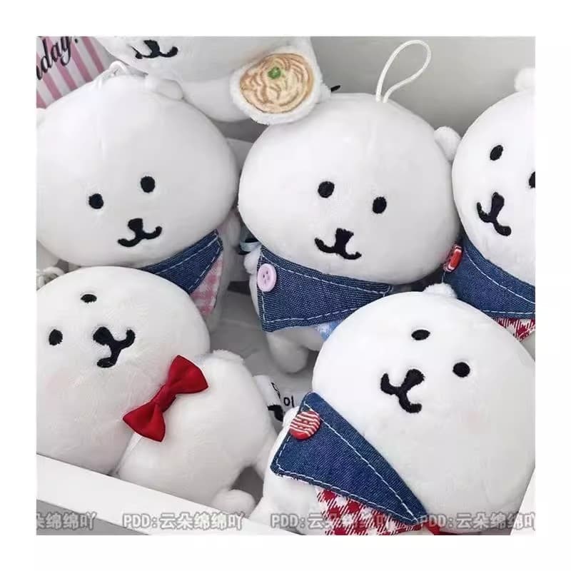 2026 novo estilo boneca Saliva toalha 10cm boneca babador roupas de bebê boneca triângulo cachecol auto-rindo urso vesti