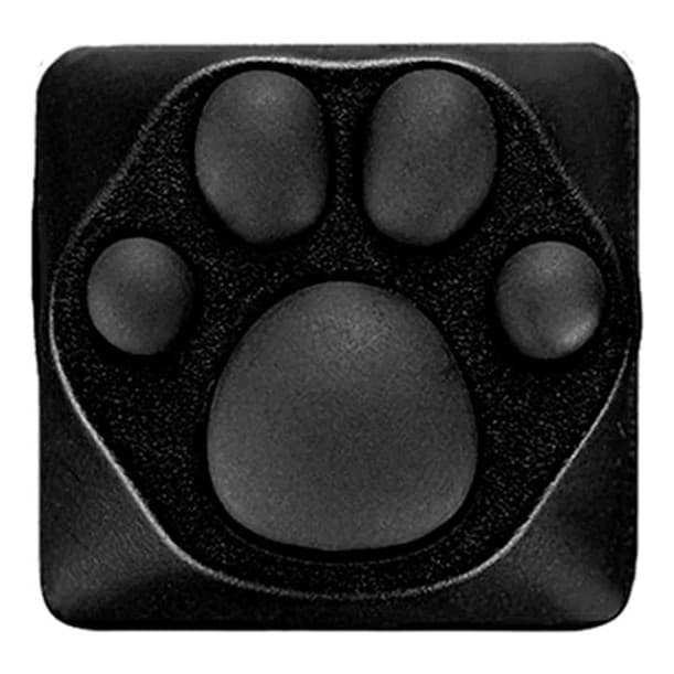 Keycap Tecla Gamer Zomoplus Kitty Paw Black Grey